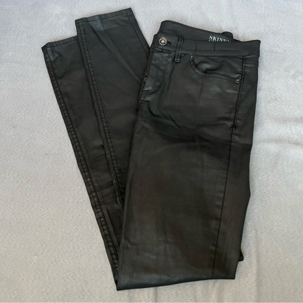 Madewell Skinny Skinny faux leather jeans. Size 28 x 32